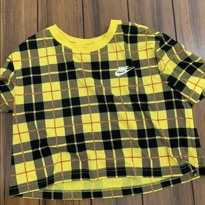 Nike Size Small Plaid Shirt